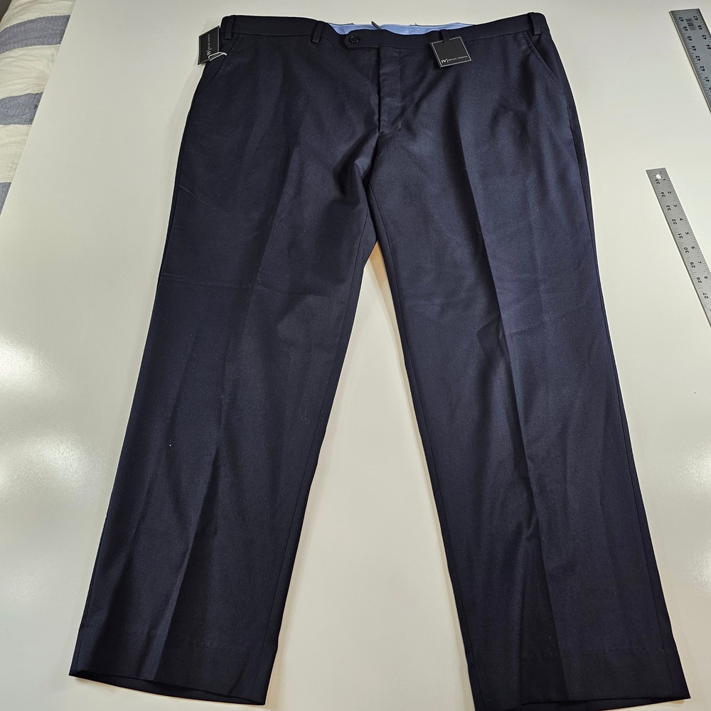 New DXL JV Reflex Stretch Mens Navy Crew Pants 46x30 Passport Wrinkle Resist NWT